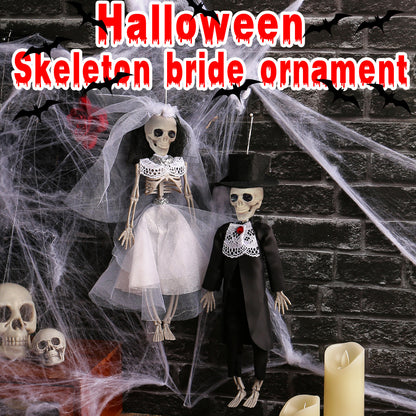 Halloween Skeleton Bride and Groom