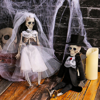 Halloween Skeleton Bride and Groom