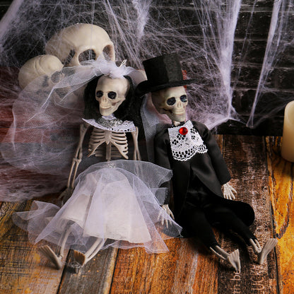 Halloween Skeleton Bride and Groom