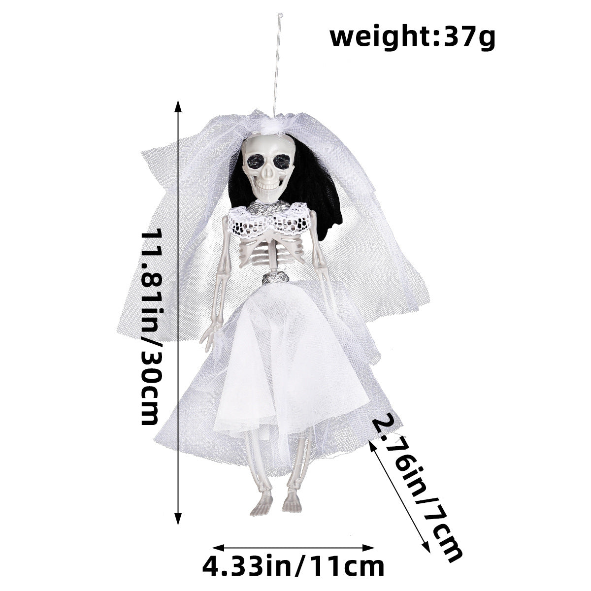 Halloween Skeleton Bride and Groom